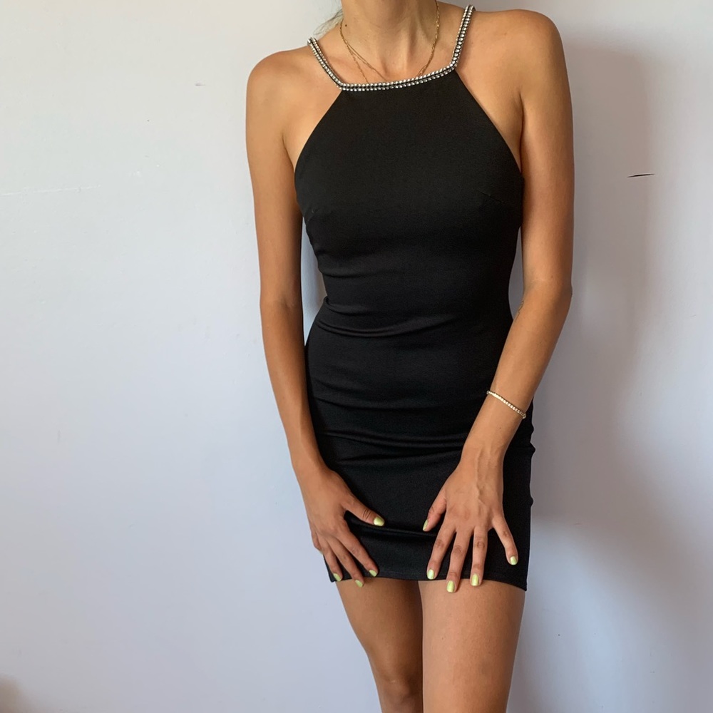 TOPSHOP LITTLE BLACK DRESS - Picture 2 of 4